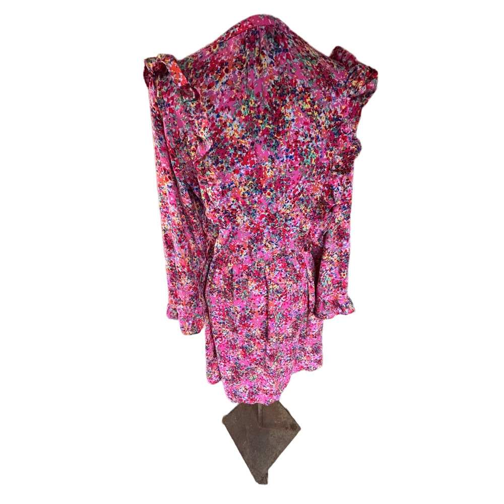 Gap Floral Pink Ruffle Dress - Picture 5 of 8